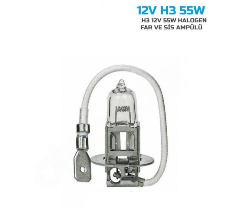 Sentinel H3 Halojen Far Ampülü 12V 55Watt Sarı