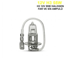 Trifa H3 Halojen Far Ampülü 12V 55Watt Sarı