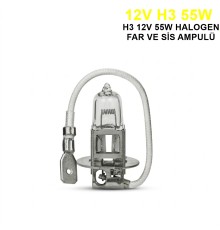 Trifa H3 Halojen Far Ampülü 12V 55Watt Sarı