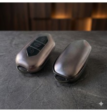 TOGG Uyumlu Smart 3 Buton Silikon Oto Anahtar Kumanda Kabı Kılıf Gri