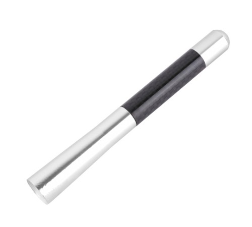 Alüminyum Karbon Fiber Oto Anten Çubuğu Gri