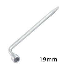 L Pipo Tip Tek Kol Çelik Bijon Anahtarı 19mm