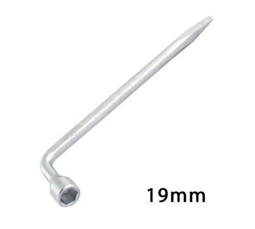 L Pipo Tip Tek Kol Çelik Bijon Anahtarı 19mm
