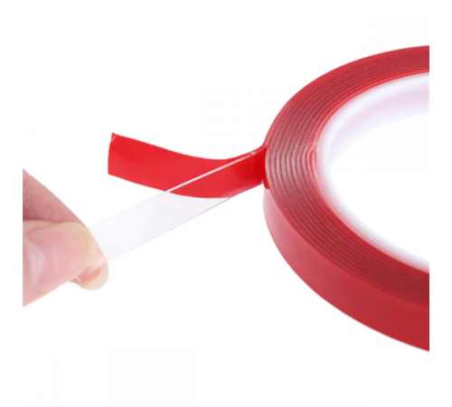 Çift Taraflı Şeffaf Akrilik Silikon Bant 15mm x 5 Metre