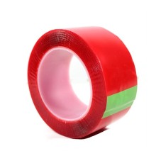 Çift Taraflı Şeffaf Akrilik Silikon Bant 40mm x 10 Metre