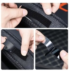 Araç Ev Ofis Çok Amaçlı Kaydırmaz Çift Taraflı Cırt Velcro Bant 16’lı Set 23x70mm Siyah