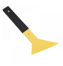 Uzun Saplı Balta Ragle Arka Cam Filmi Çekme Aparatı Sarı Siyah 35x13cm