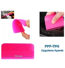 PPF/TPH Silikon Çekçek Ragle Cam Filmi Çekme Uygulama Aparatı Pembe 12x7.5cm