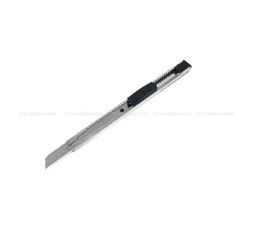 Metal Dar Maket Bıçağı İnce Falçata 9mm
