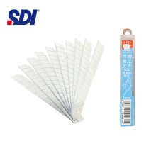 SDI 1403 Çelik Maket Bıçağı Falçata Ucu Yedeği 9mm 60 Derece Küçük 10'lu