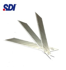 SDI 1361 Çelik Maket Bıçağı Falçata Ucu Yedeği 9mm 30 Derece Küçük 10'lu