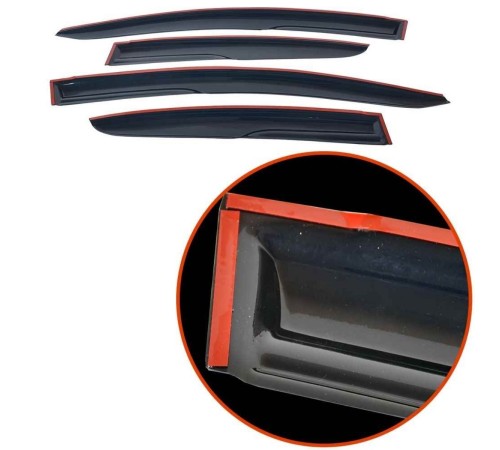 Hyundai i30 2010-2012 Mugen Cam Rüzgarlığı 4'lü