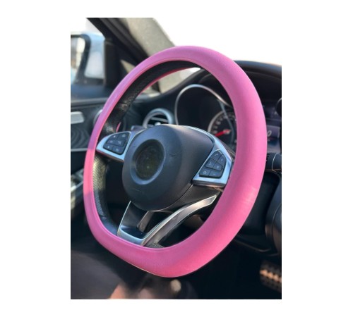 Silikon Direksiyon Kılıfı Pembe