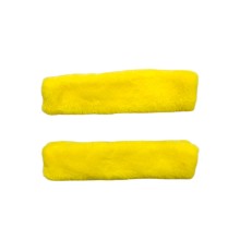 Peluş Seyahat Emniyet Kemer Pedi Kılıfı 2'li Sarı