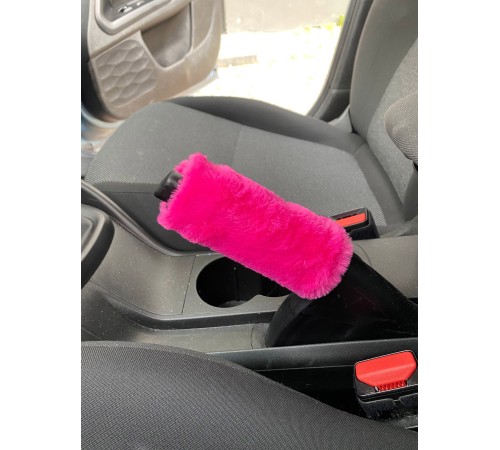 Yumuşak Peluş El Freni Süsü Fuşya Pembe