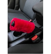 Yumuşak Peluş El Freni Süsü Kırmızı