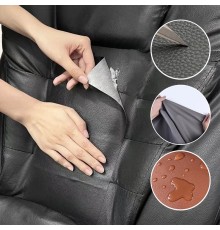Kendinden Yapışkanlı Su Geçirmez PU Deri Koltuk Araç Koltuğu Tamir Yama Bandı 50x100cm Siyah