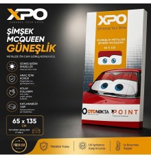Güneşlik Lüx Metalize Şimşek MCQUEEN 65*135