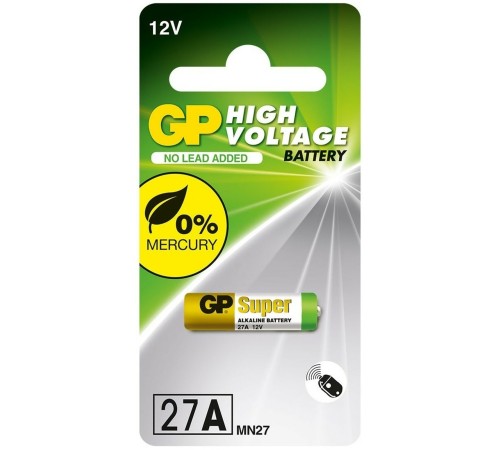 GP 27A 12V Alkalin Spesifik Araç Kumanda Pili GP27A-C5
