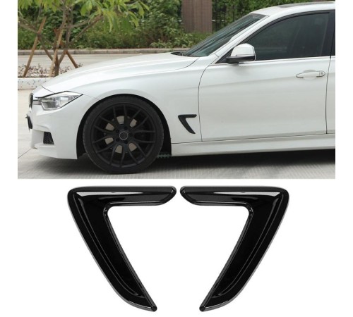 BMW Tip Çamurluk Havalandırma Venti Kısa Parlak Siyah NKT98