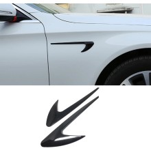 Mercedes Tip Çamurluk Havalandırma Venti Uzun Parlak Siyah NKT84