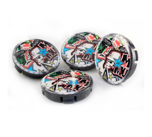 Schädel RR Damla Geçme Jant Göbek Kapağı 4’lü Set 55/58mm