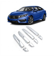 Honda Civic FC5 2016 - 2021 Uyumlu Kapı Kolu Krom