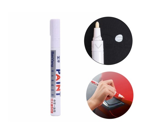 Paint Oto Lastik Rötuş Boya Kalemi Beyaz
