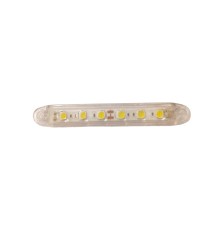 Beyaz Parmak Led Dorse Lamba 6 Ledli 13.5 cm 12-24V