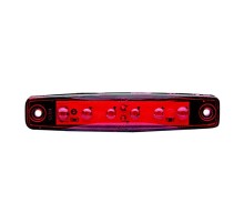 Kırmızı Parmak Led Dorse Lamba 6 Ledli 12-24V