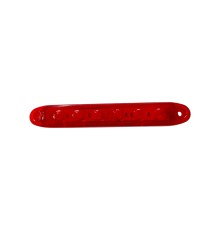 Kırmızı Parmak Led Dorse Lamba 6 Ledli 13.5 cm 12-24V