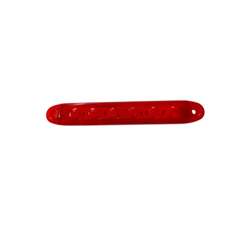 Kırmızı Parmak Led Dorse Lamba 6 Ledli 13.5 cm 12-24V