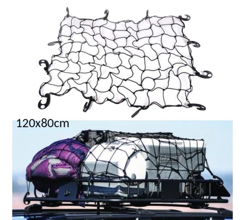 Ahtapot Bagaj Filesi Ağ Model Fileli Bagaj Düzenleyici Organizer 120x80cm