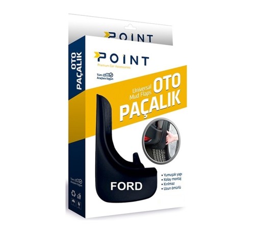 Ford Paçalık Tozluk Çamurluk Universal Siyah 2'li