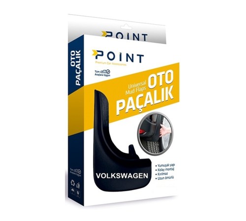 Volkswagen Paçalık Tozluk Çamurluk Siyah 2'li