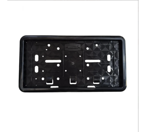 Çerçeveli Motosiklet Plakalık Plaka Altlığı Siyah 26X17cm 1 Adet
