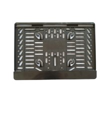 Çıtalı Kare Plastik Plakalık Motosiklet Plaka Altlığı 25x16cm