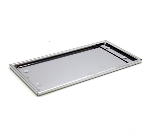 Dikdörtgen Krom Plakalık Araba Plaka Altlığı 30x16cm