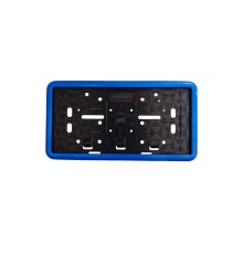 Çerçeveli Dikdörtgen Plakalık Plaka Altlığı Mavi 26X17cm 1 Adet