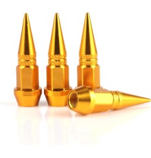 Alüminyum Sivri Sibop Kapağı Gold 4'lü 45MM