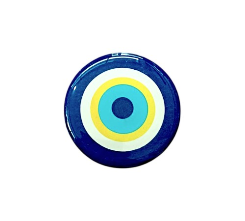 Nazar Boncuk Modeli  Yuvarlak Etiket Damla Sticker 3.5 cm