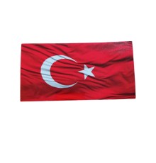 Türk Bayrağı Oto Sticker Küçük Kırmızı Beyaz 16x8cm