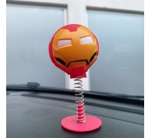 Iron Man Sallanan Kafa Zıp Zıp Marvel Lisanslı