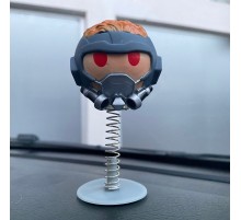 Star Lord Sallanan Kafa Zıp Zıp Marvel Lisanslı