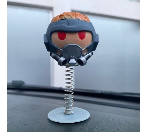 Star Lord Sallanan Kafa Zıp Zıp Marvel Lisanslı