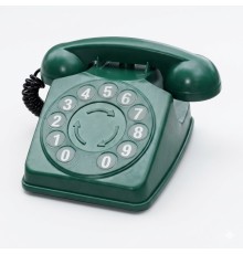 Vintage Home Retro Çevirmeli Klasik Antika Görünümlü Numaratik Telefon Dekor Yeşil