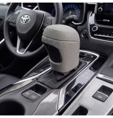 Toyota Uyumlu Silikonlu Otomatik Vites Topuzu Koruyucu Kılıfı Gri