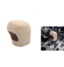Toyota Uyumlu Silikonlu Otomatik Vites Topuzu Koruyucu Kılıfı Bej