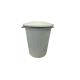 Çöp Kovası 70 Lt Çöp Kovası Kapaklı Büyük Boy Çöp Bidonu Dayanıklı Çöp Kovası - Gri