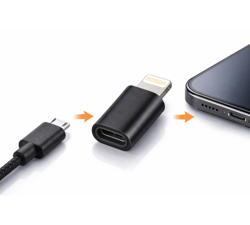 infinix Hot 11S Uyumlu Android Micro USB Şarj Kablosunu iPhone Lightning e Çevirici